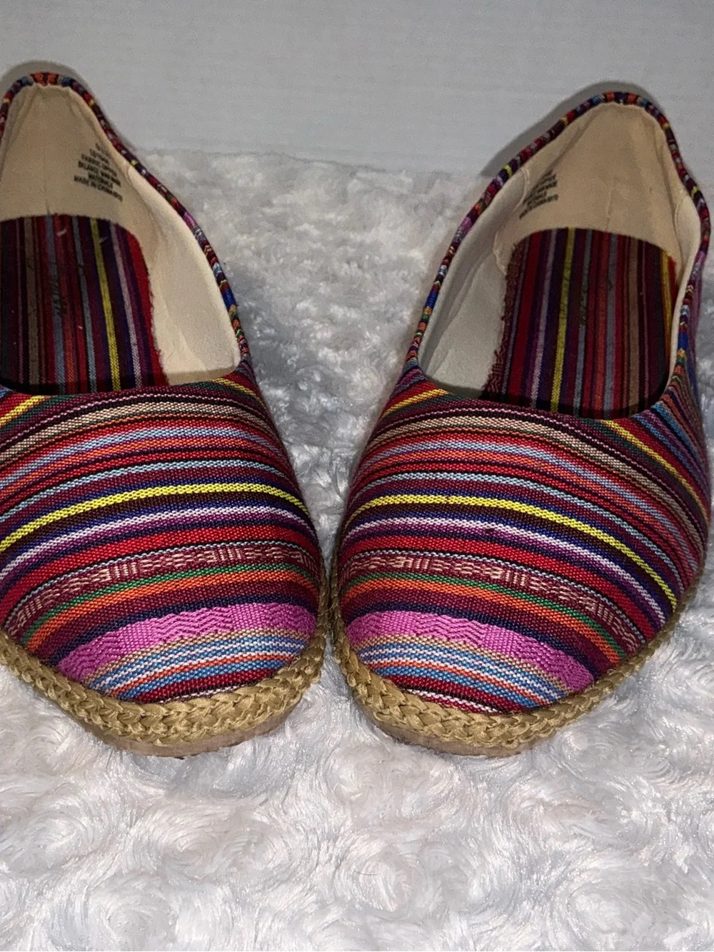 Beacon Multicolor Striped Espadrille Flats